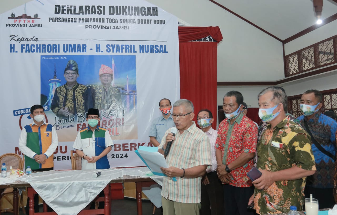 PPTSB Wilayah Provinsi Jambi Siap Menjadi Barisan Terdepan Memenangkan Fachrori - Syafril