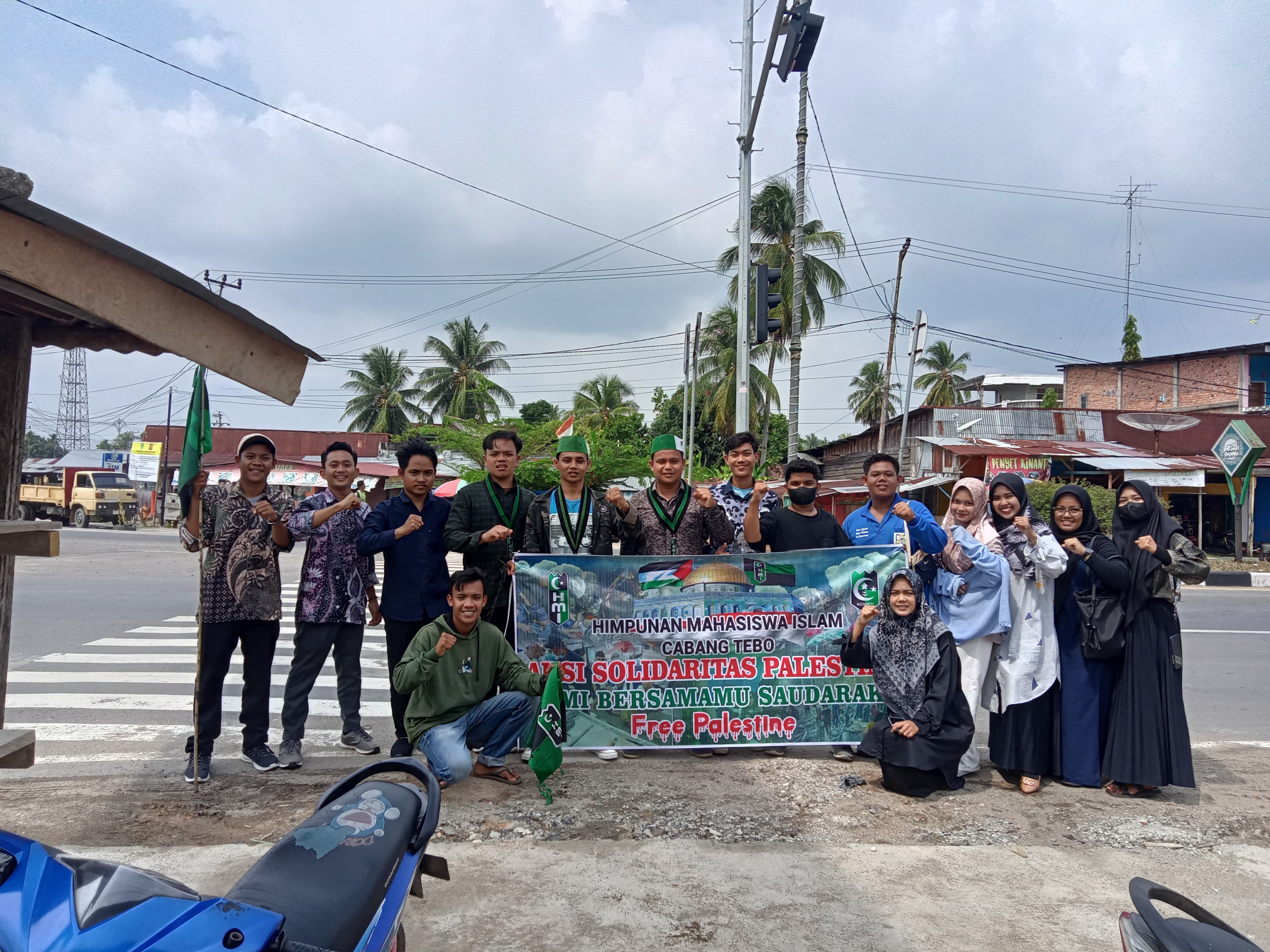 HMI Cabang Tebo Gelar Aksi Solidaritas Palestina