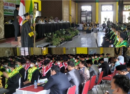 Hadiri Wisuda Ke-XVIII STAI An- Nadwah Kuala Tungkal,Ini pesan Bupati Anwar Sadat