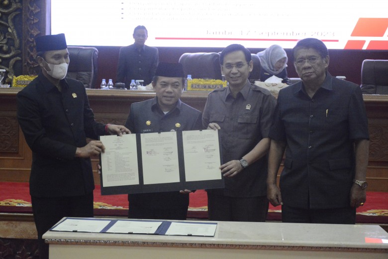 DPRD Jambi Sepakati KUPA dan PPAS Perubahan APBD Provinsi Jambi tahun Anggaran 2023