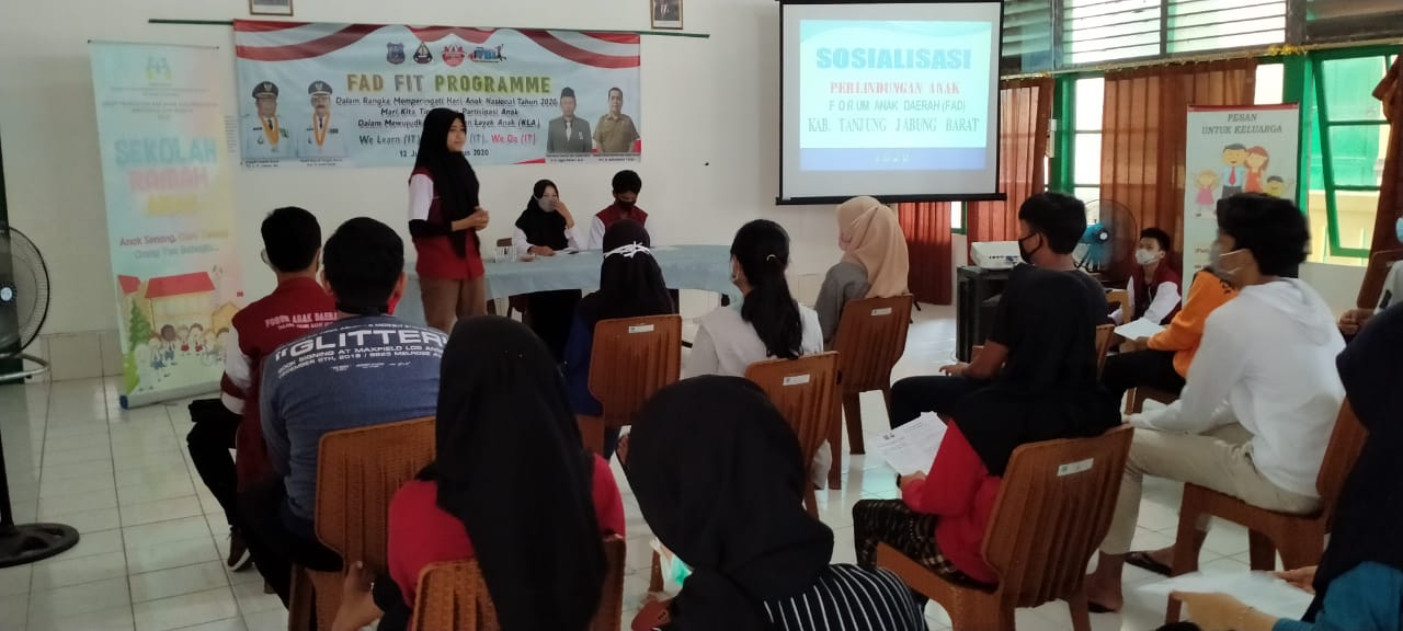 Pemkab Tanjab Barat Tingkatkan Kapasitas Forum Anak Daerah Lewat Kegiatan Sosialisasi