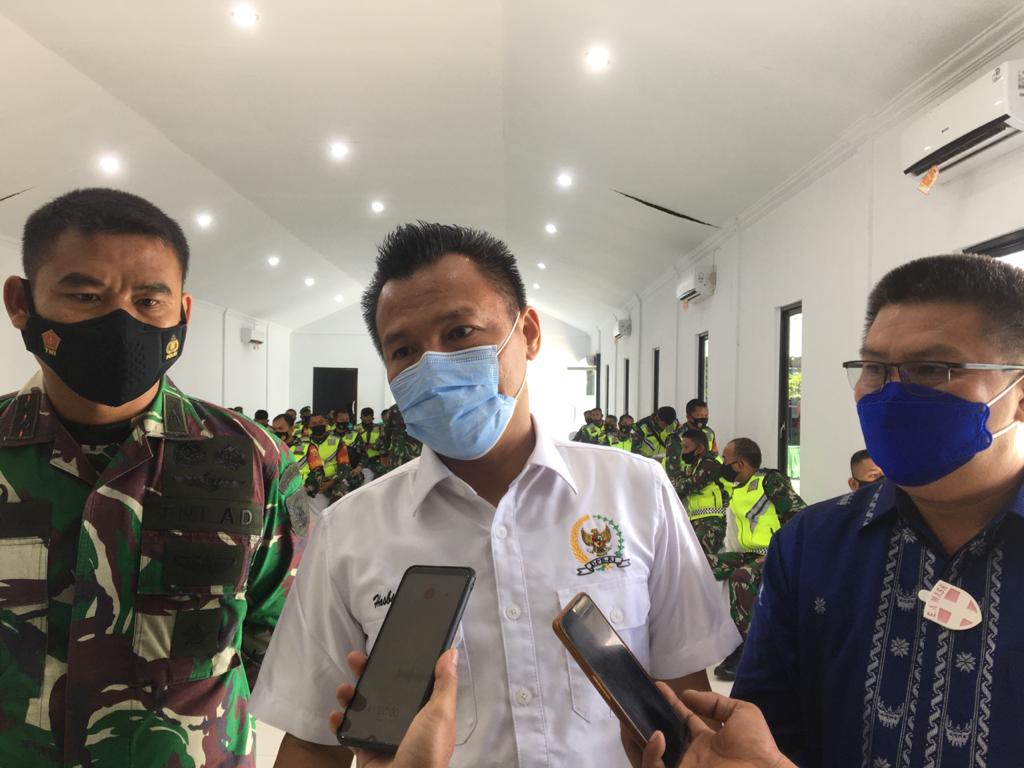 Anggota DPR RI Hasbi Anshori Silaturahmi Dan Serap Aspirasi Prajurit Kodim 0419/Tanjab