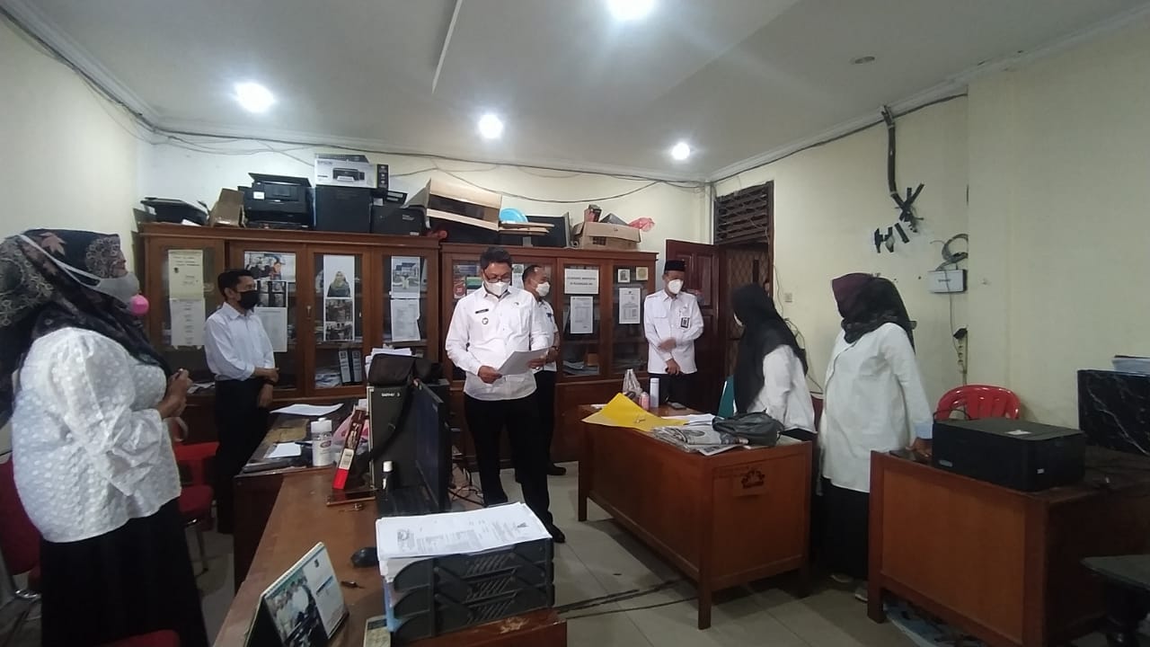 Wabup Hairan Sidak dilingkup Setda,  Pastikan Pelayanan dan Disiplin ASN