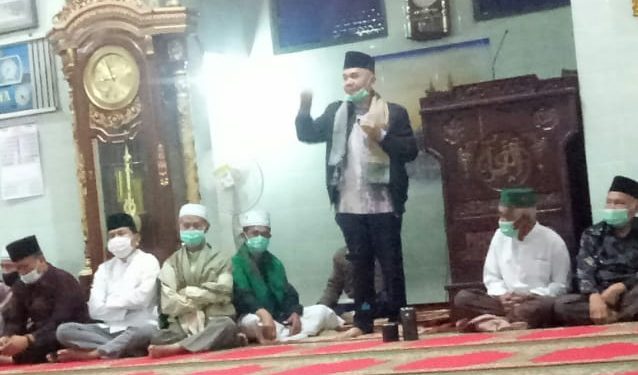 Bupati Adirozal Berikan Tausiyah Pada Peringatan Isra Mi’raj di Masjid Raya Tigo Luhah Semurup
