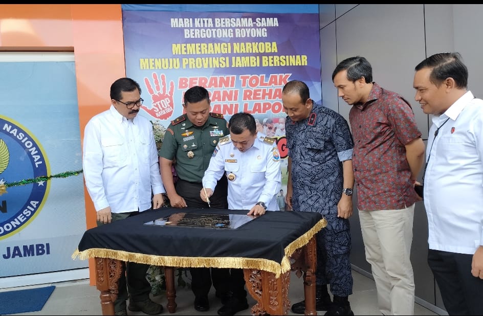 Gubernur Al Haris Resmikan Gedung BNN Provinsi Jambi