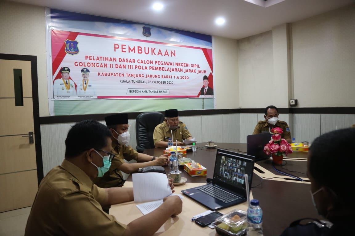 Bupati Buka Pelatihan Dasar CPNS Secara Virtual