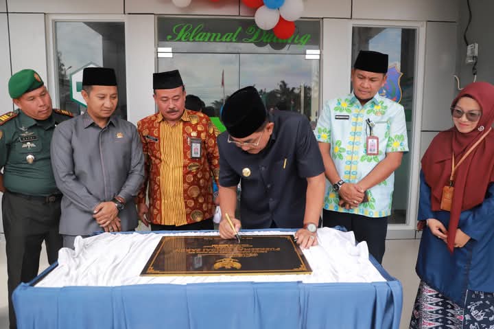 Resmikan Gedung Baru Puskesmas Sungai Saren, Bupati Harapkan Peningkatan Pelayanan Kesehatan