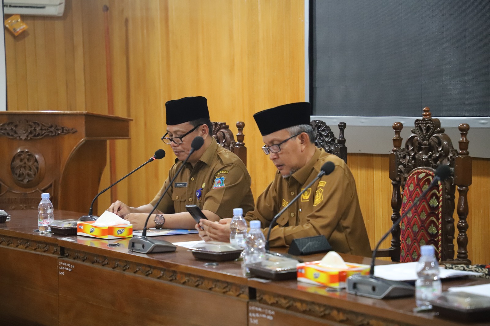 Sekda Pimpin Rapat Teknis Persiapan Pelantikan LAM Jambi Kabupaten Tanjab Barat