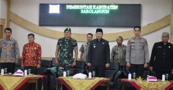 Secara Virtual, PJ Bupati Sarolangun Hadiri Pelantikan Wakil Bupati Merangin