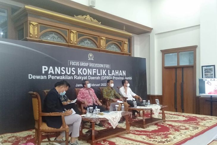 Cari solusi terbaik, Pansus Konflik Lahan DPRD Provinsi Jambi gelar FGD