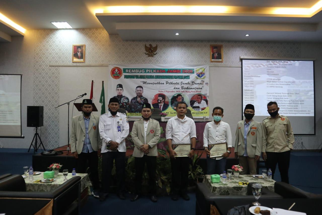 Pemuda Muhammadiyah Rembug Pilkada Bareng Kesbangpol