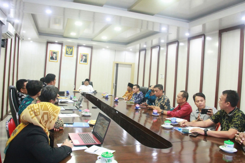 Dorong Kolaborasi Data Berkualitas, Bupati Anwar Sadat Audensi Bersama BPS