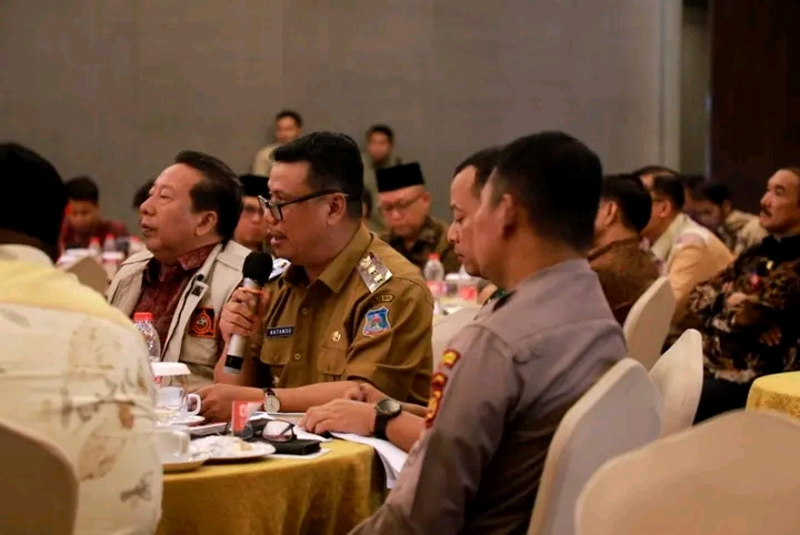 Wabup Katamso Sampaikan Isu Aktual Daerah pada Rakor Forkopimda se-Provinsi Jambi