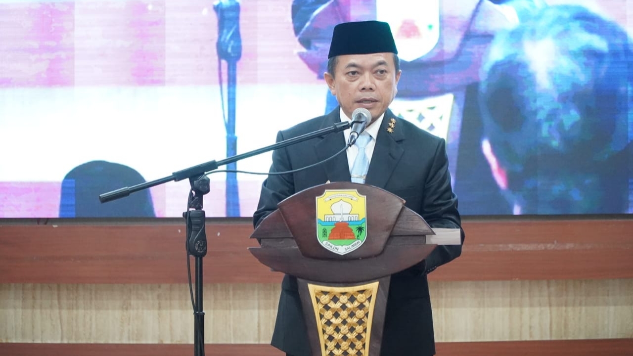 Hadiri Sertijab Bupati Muaro Jambi: Gubernur Al Haris Tekankan Sinkronisasi Program Pembangunan