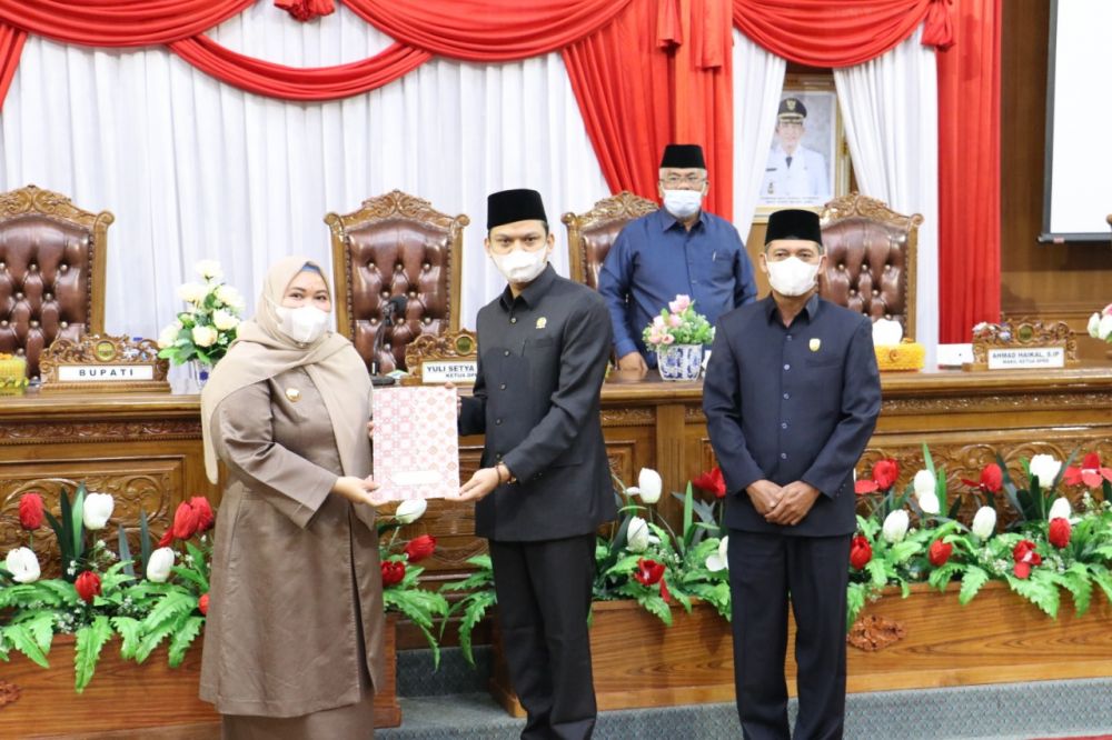 DPRD Kabupaten Muarojambi Gelar Paripurna Penyampaian KUA-PPAS 2021