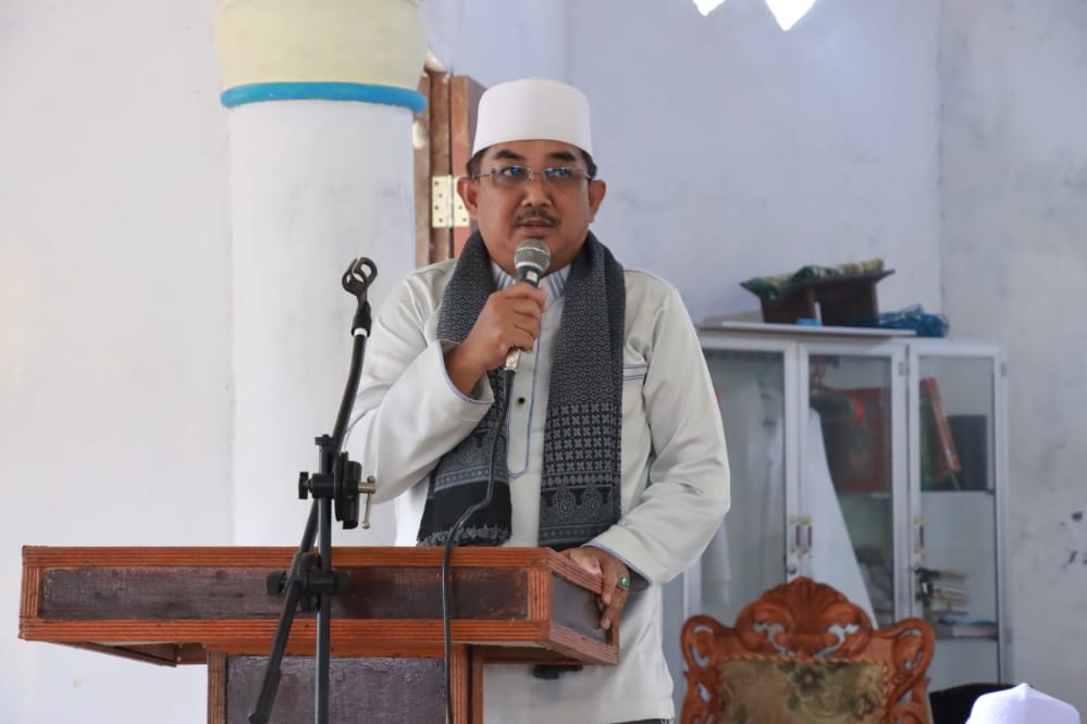 Bupati Hadiri Peringatan Isra Miraj di Mesjid Hidayatul Muttaqin kelurahan Tungakl II