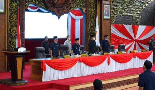 DPRD Provinsi Jambi Gelar Paripurna Ranperda Pertanggungjawaban APBD 2021