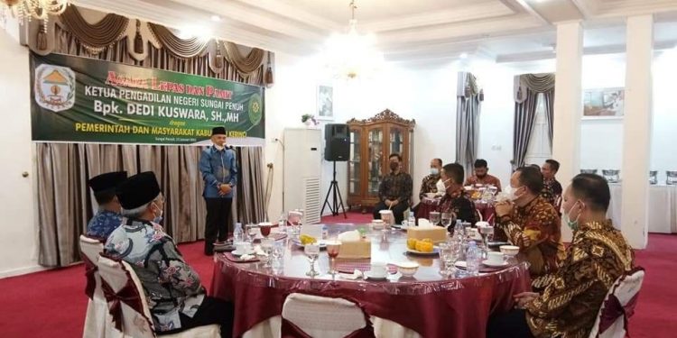 Bupati Kerinci Hadiri Lepas Pamit Ketua Pengadilan Negeri Sungaipenuh