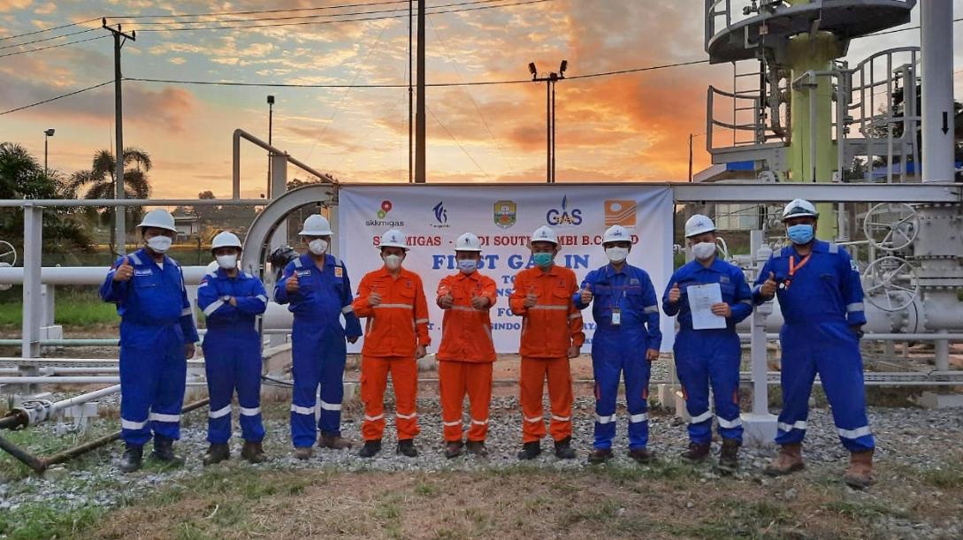 KKKS - Jindi South Jambi B Berhasil Alirkan Gas Untuk Industri Dan PLN