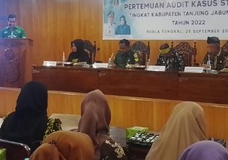 P3AP2KB Tanjabbar Gelar Pertemuan Audit Kasus Stunting, Bupati:Beharap Semua Pihak ikut Andil Atasi Stunting