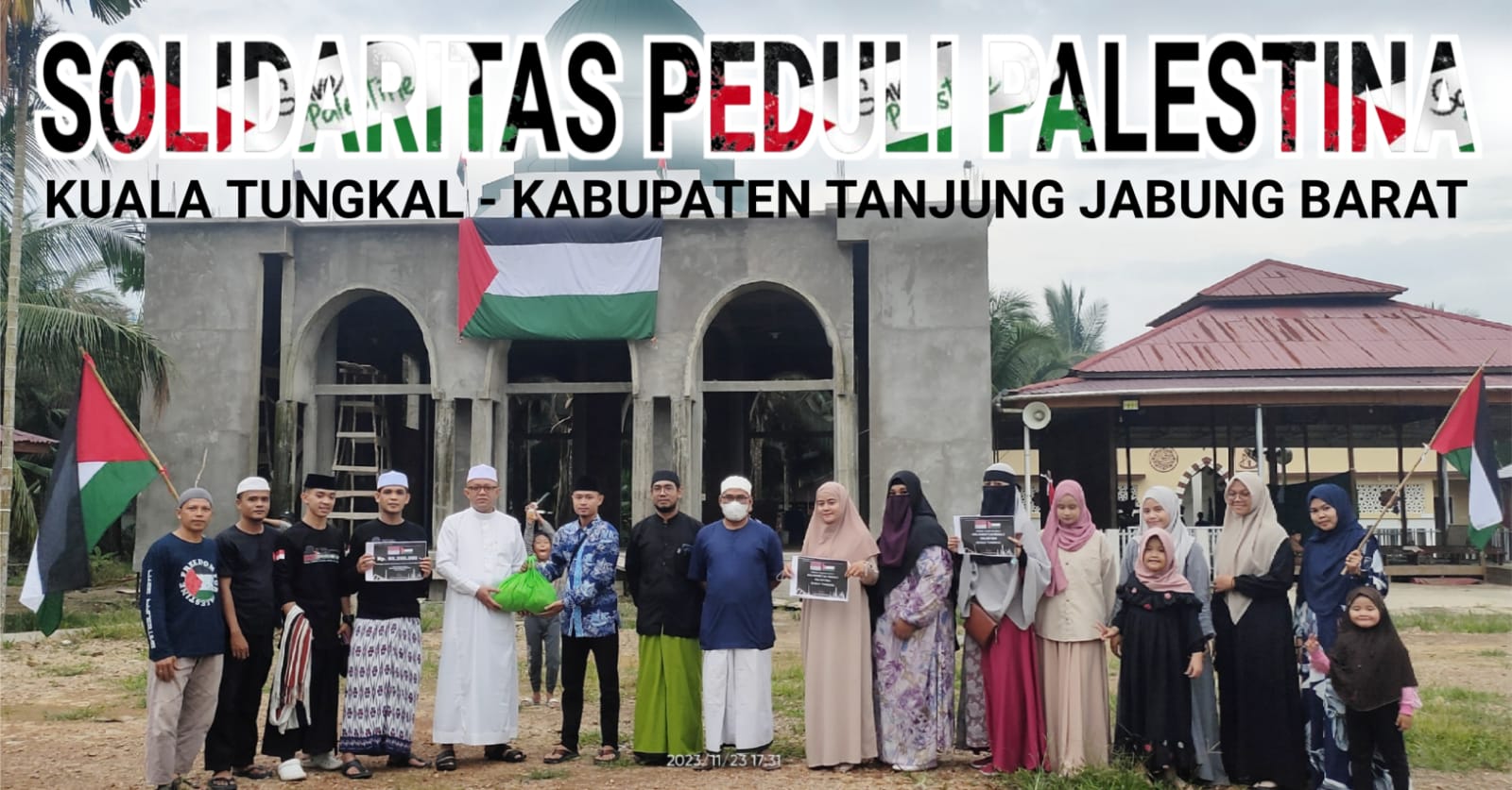 Kumpulan Dana Rp. 86.762.500,- Komunitas Peduli Palestina Kuala Tungkal Ucapkan Terima kasih ke Masyarakat 