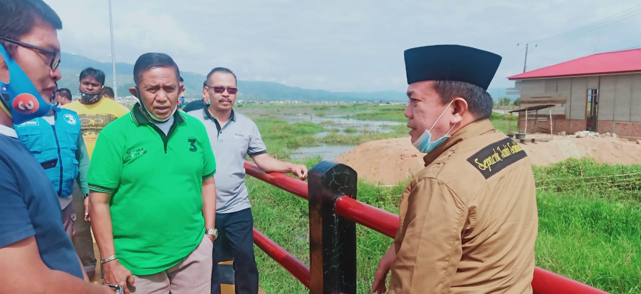 Al Haris Kaji Pemanfaatan Rawa di Cangking dan Normalisasi Sungai Batang Bungkal dan Merao