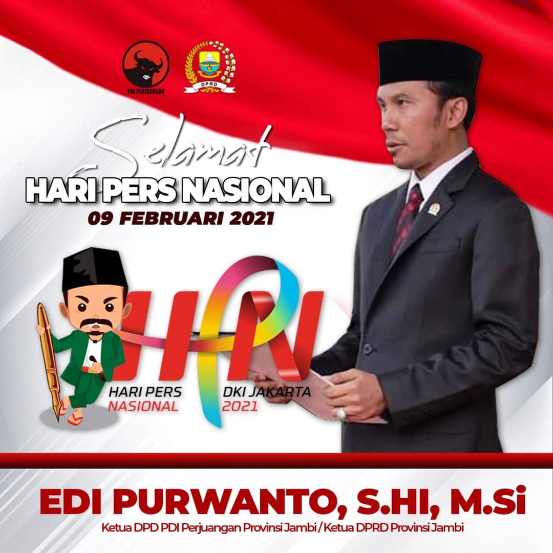 Ucapkan Selamat Hari Pers Nasional, Edi: Pers Berkontribusi Menatap Masa Depan Lebih Baik