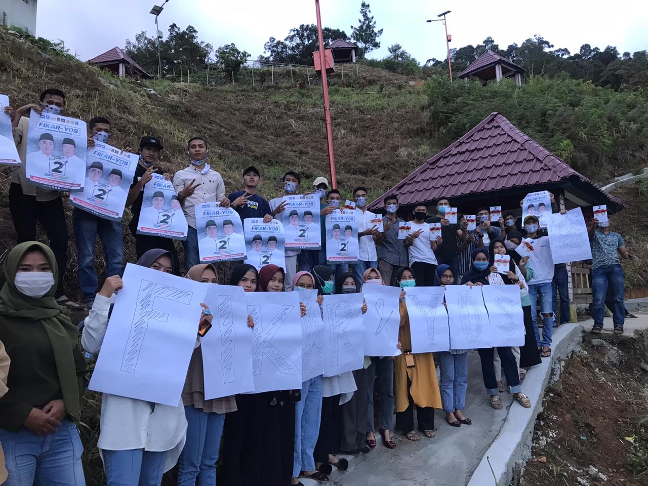 Jelang Hari Pemungutan Suara, Warga Hingga Milenial Ramai-ramai Bergabung Menangkan Fikar - Yos