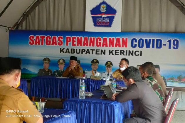 Pemkab Kerinci Akan Memperketat Izin Keramaian Dalam Rangka Pencegahan Covid-19