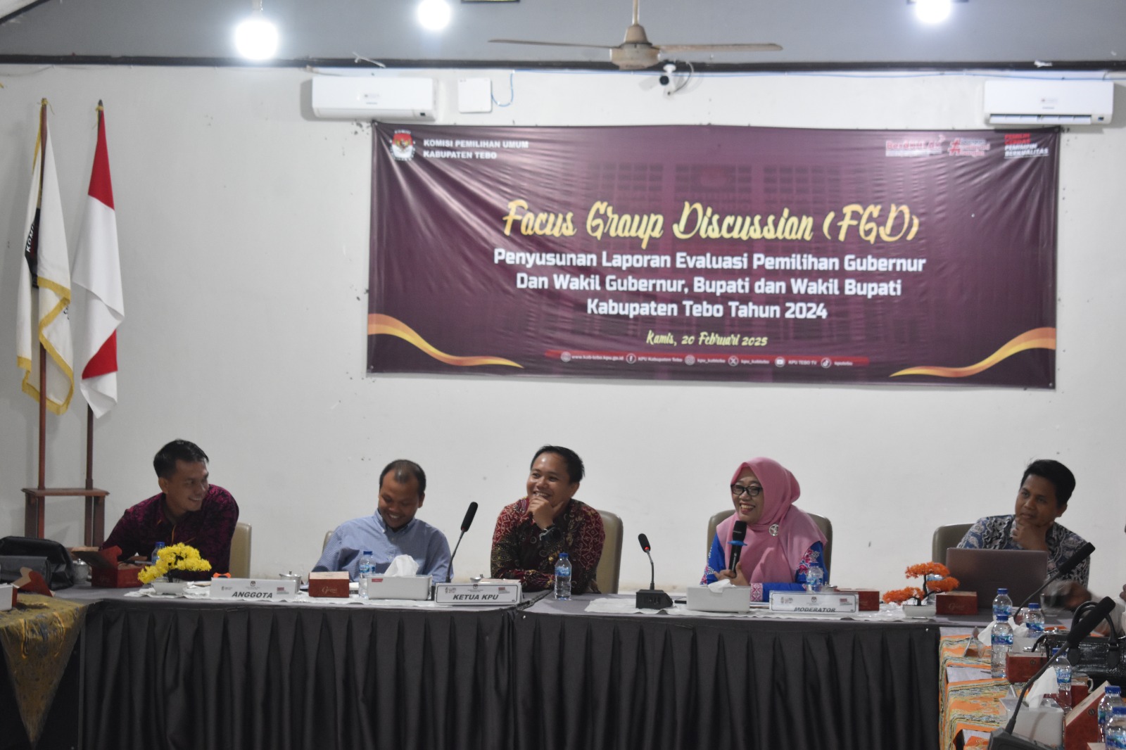 KPU Tebo Bahas Evaluasi Pileg dan Pilkada 2024