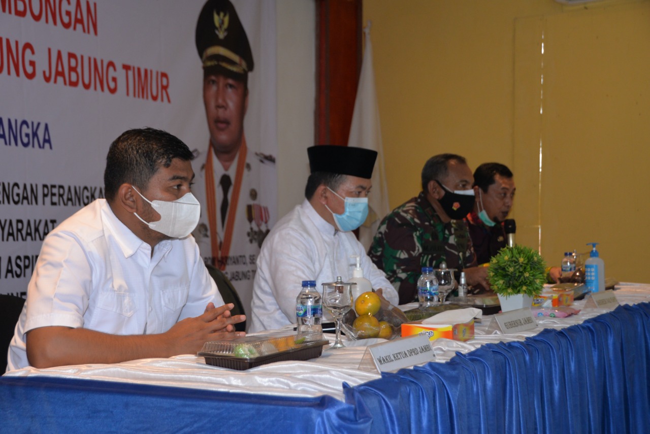 Gubernur Jambi H.Alharis Langsung Keluarkan Instruksi Gubernur Sikapi Peningkatan Kasus Covid-19