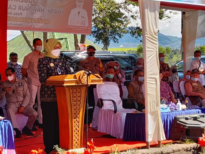 Adirozal Hadiri Acara Vaksinasi Massal Covid 19 di Kerinci, Dibuka Langsung Pj.Gubernur Jambi