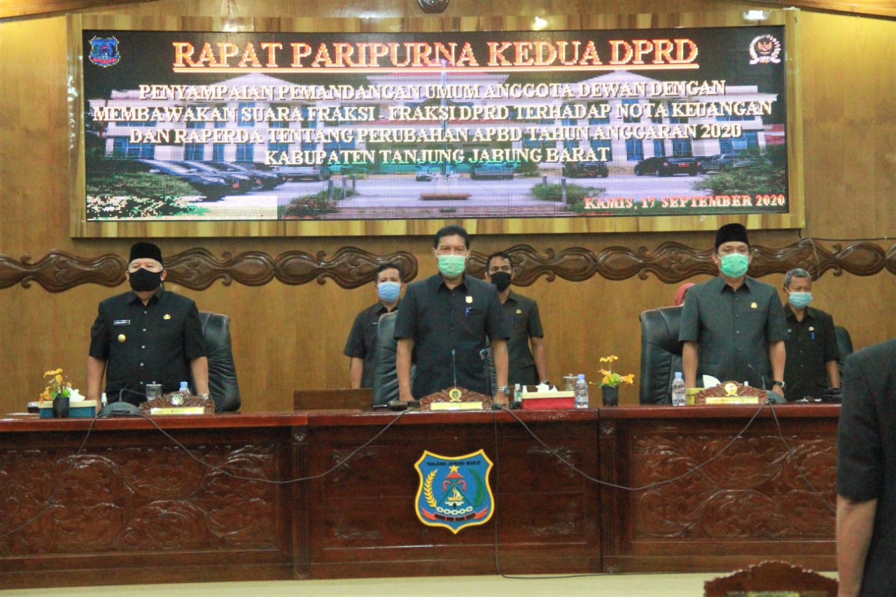 Safrial Hadiri Paripurna Penyampaian Pemandangan Umum Fraksi Terkait Nota Keuangan Apbdp 2020