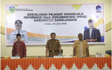 PJ Bupati Henrizal Buka Sosialisasi PPID