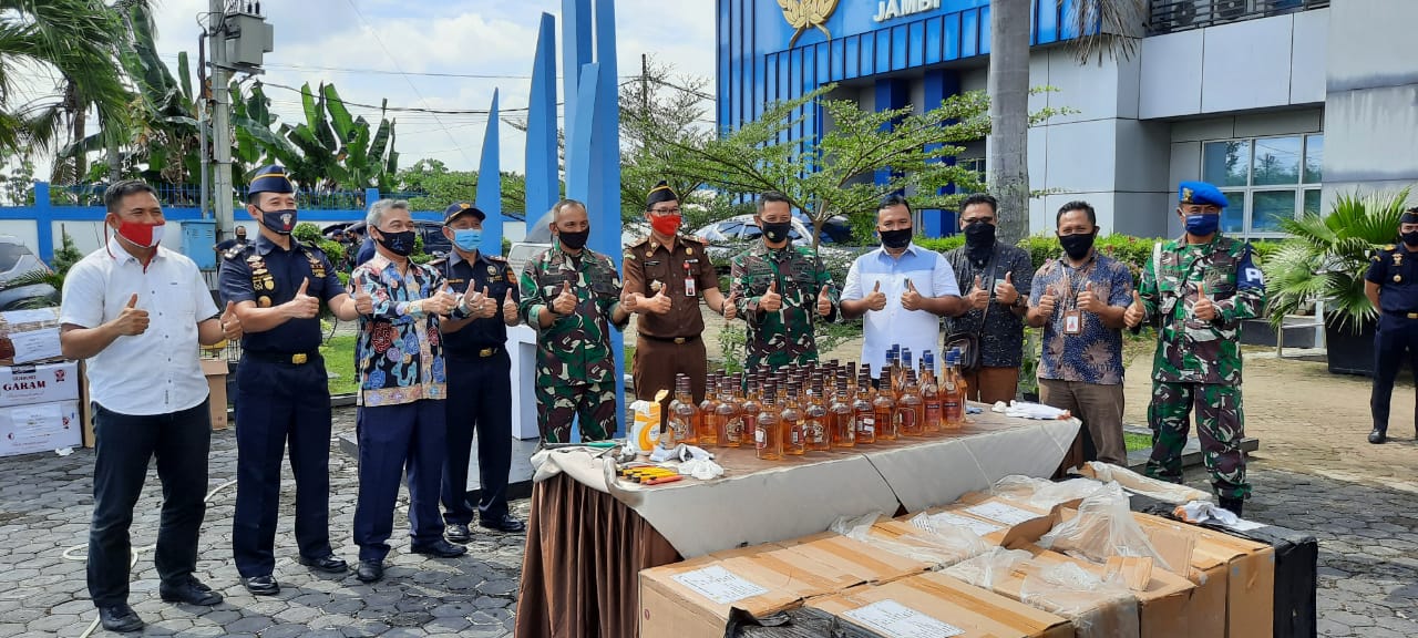 Ditreskrimsus Polda Jambi Siap Bantu Bea Cukai Ungkap Penyelundupan