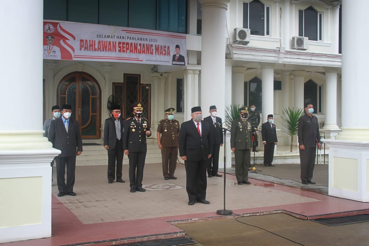 Hari Pahlawan 2020, Bupati Safrial Jadi Inspektur Upacara