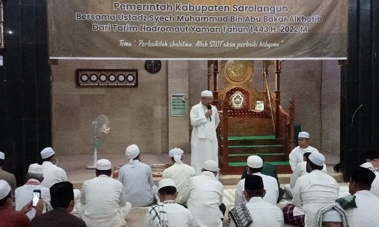 Peringati Isra’ Mi’raj Nabi Muhammad SAW, Pemkab Sarolangun Mengundang Syekh dari Yaman