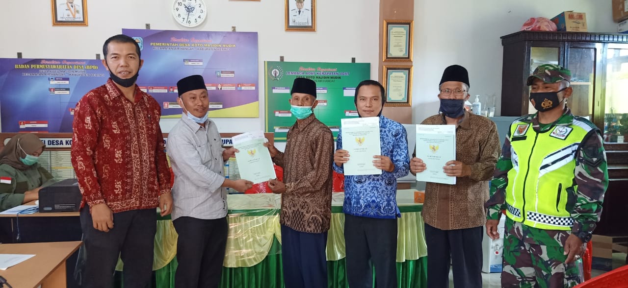 BPN Kerinci Bagikan 1800 Sertifikat Tanah Gratis