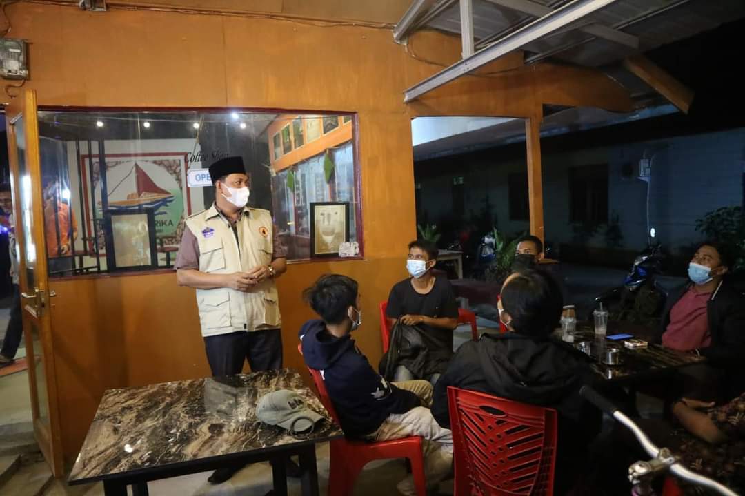 Wabup Hairan Sidak Cek Pemberlakuan Jam Malam