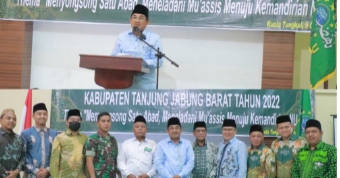 Bupati Anwar Sadat Hadiri Konferensi Cabang NU Tanjabbarat