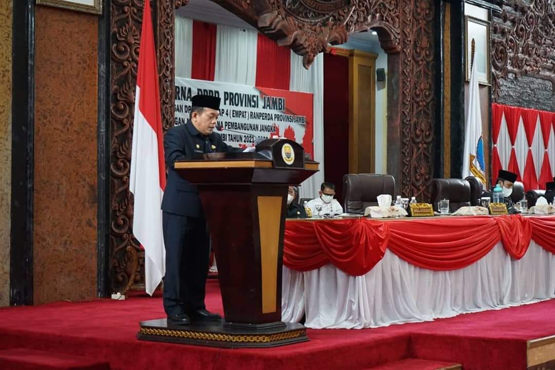 Hadiri Rapat Paripurna DPRD Provinsi Jambi, Al Haris Sampaikan Program Dumisake
