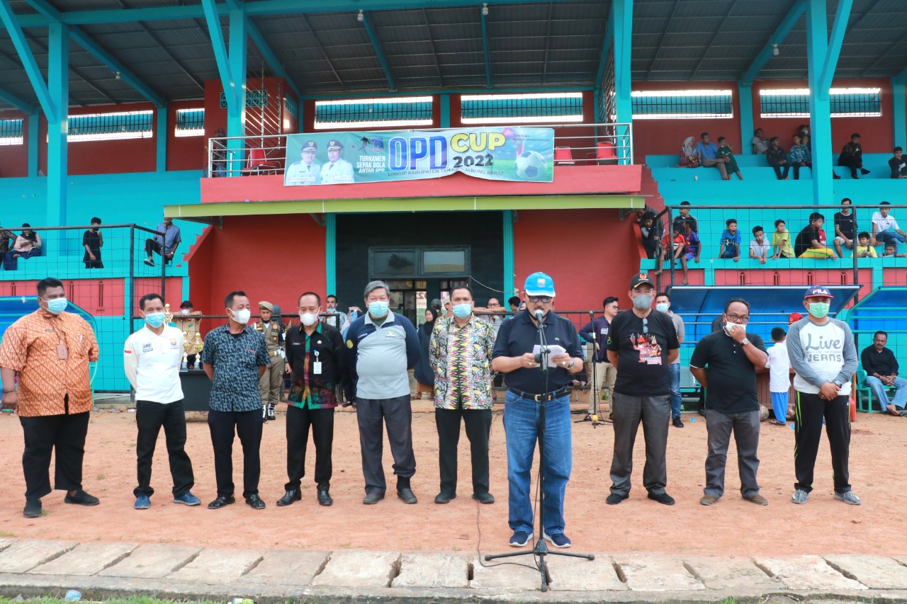 Turnamen Sepakbola OPD CUP Tahun 2022 berlangsung Meriah yang mempertemukan Final Setda FC Vs Tungkal Ilir FC 