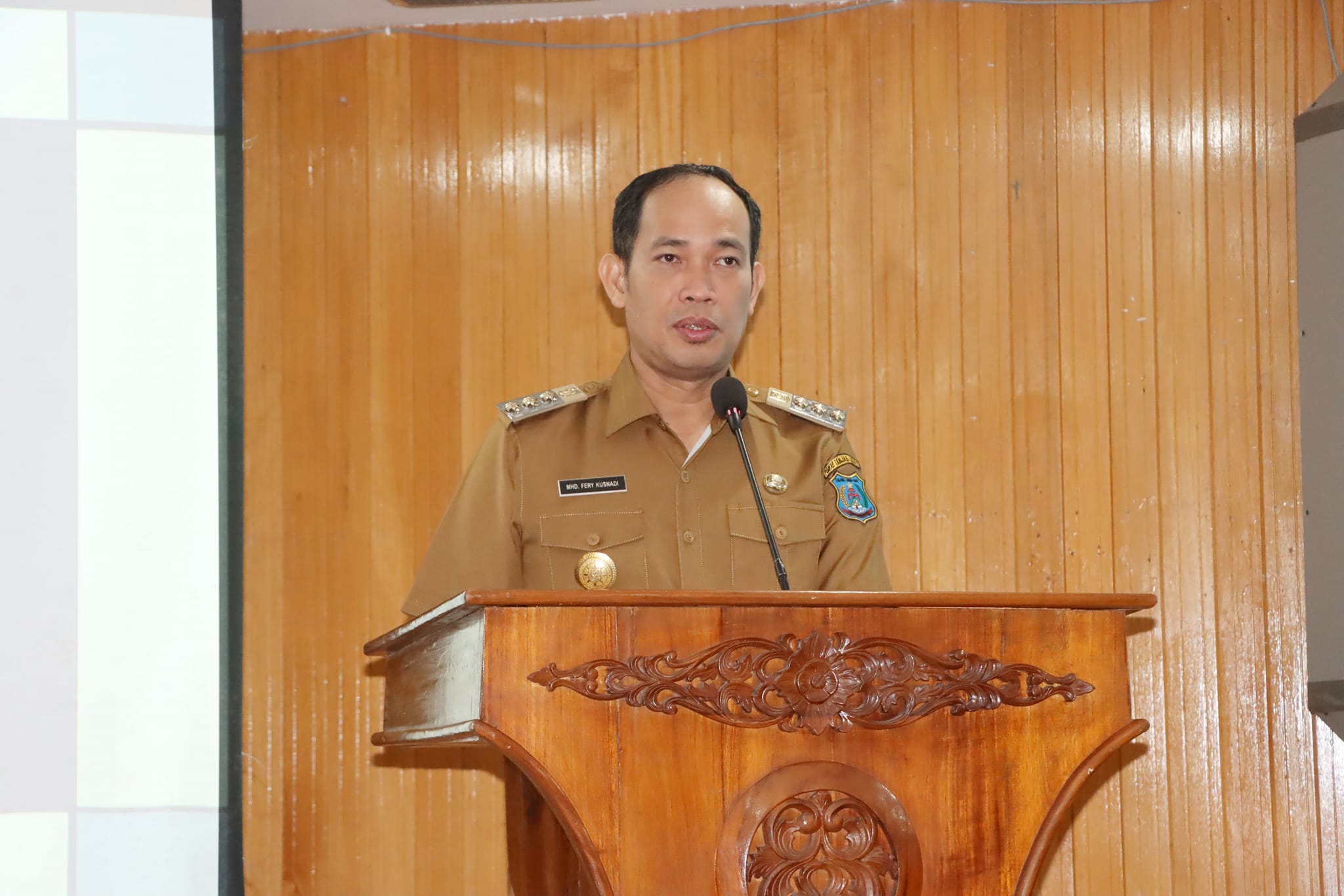 Pjs. Bupati Hadiri Sosialisasi Kebijakan Penyelenggaraan Kearsipan Pemkab Tanjab Barat